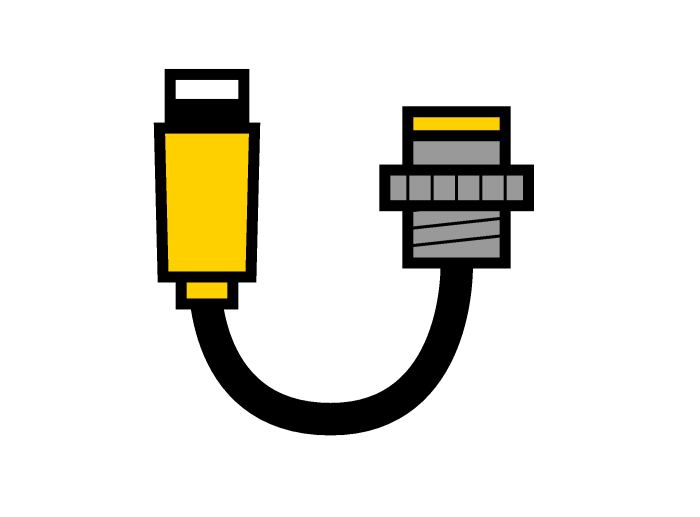 Turck 7/8" Receptacle; Male; 5-Pin; 5 x 22AWG; Front Mount; 1.5m Lead Wire